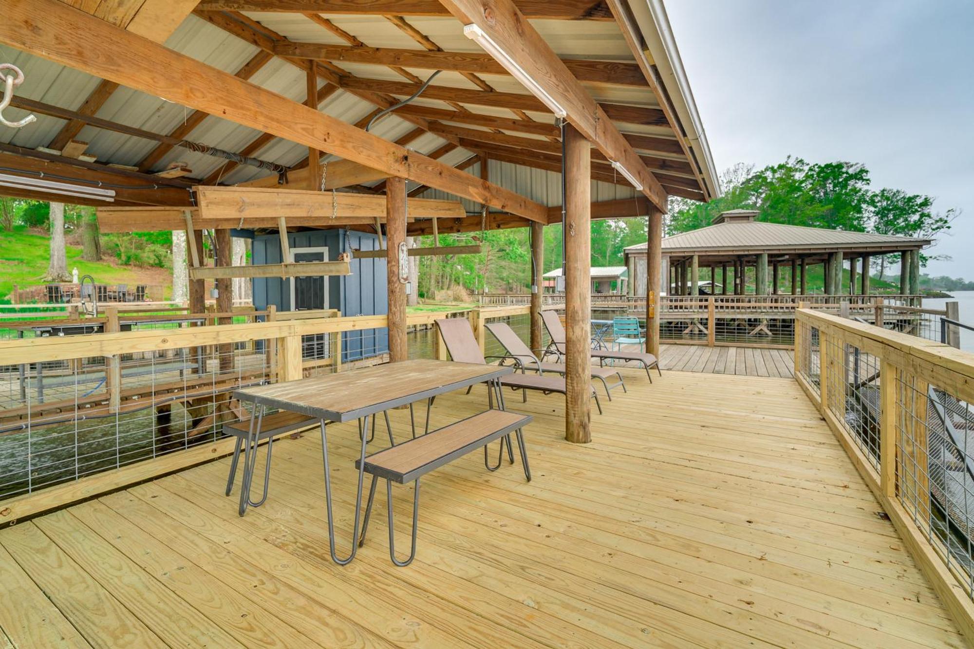 Waterfront House On Toledo Bend With Private Dock! Villa Alliance Exterior foto